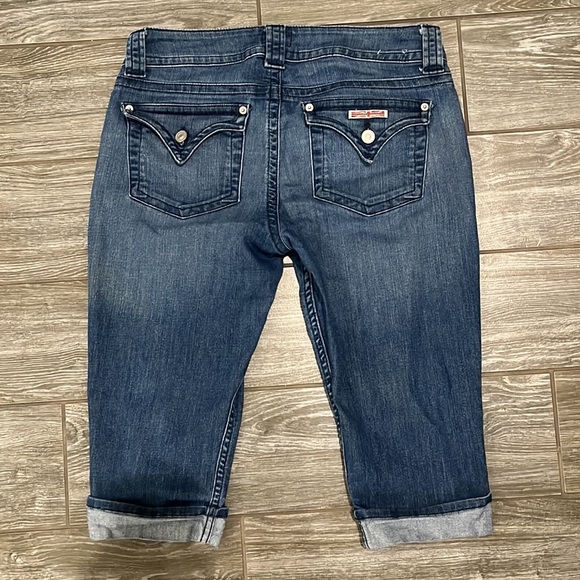 Y2K Hudson Jeans size 29 Malibu Cap Cuffed - Picture 2 of 5